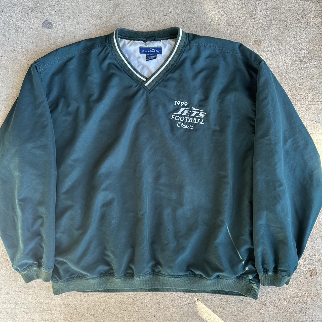 Vintage 90s New York Jets pullover NY Jets football... - Depop