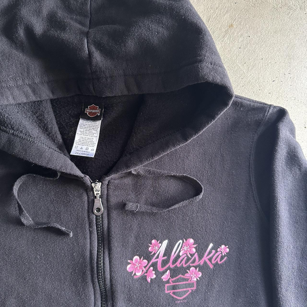 pink harley davidson hoodie