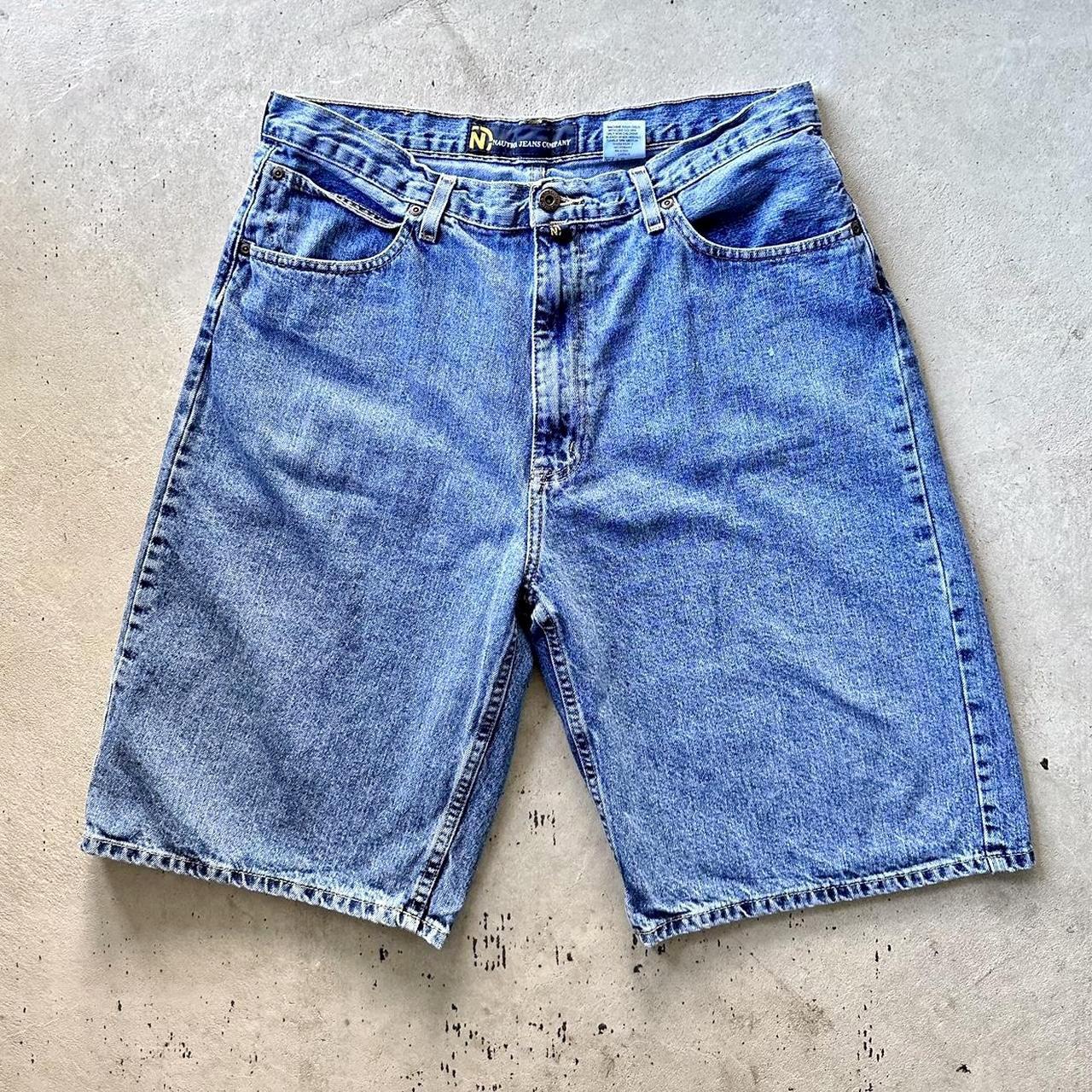 Vintage Y2k Nautica Baggy Jorts Denim jean shorts. Depop