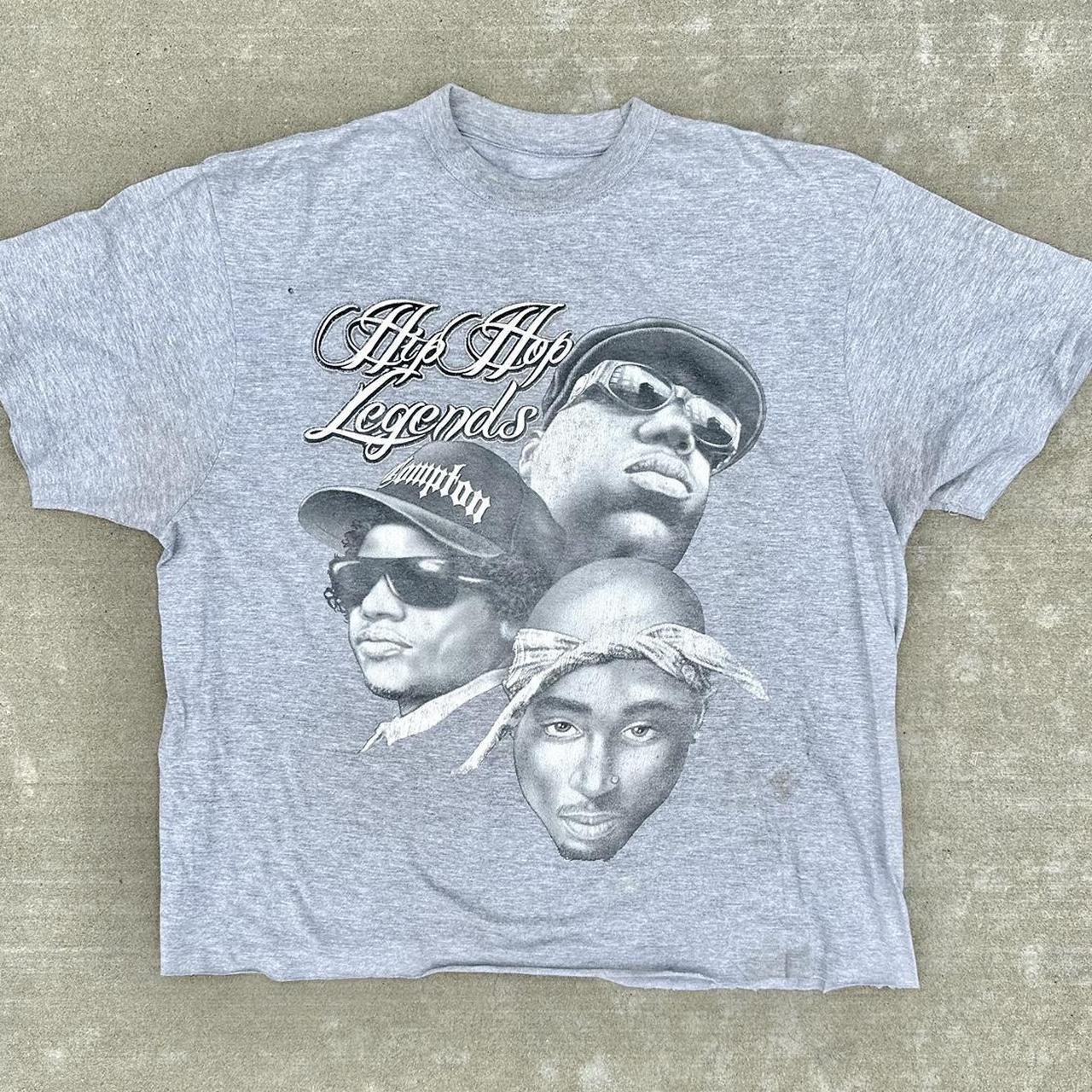 Vintage Y2K Hip Hop Legends buy Tupac Biggie Eazy E Rap T-Shirt