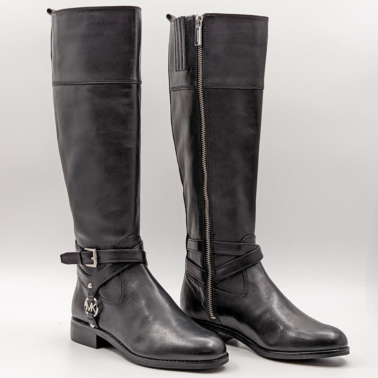 Michael kors wide calf riding boots on sale