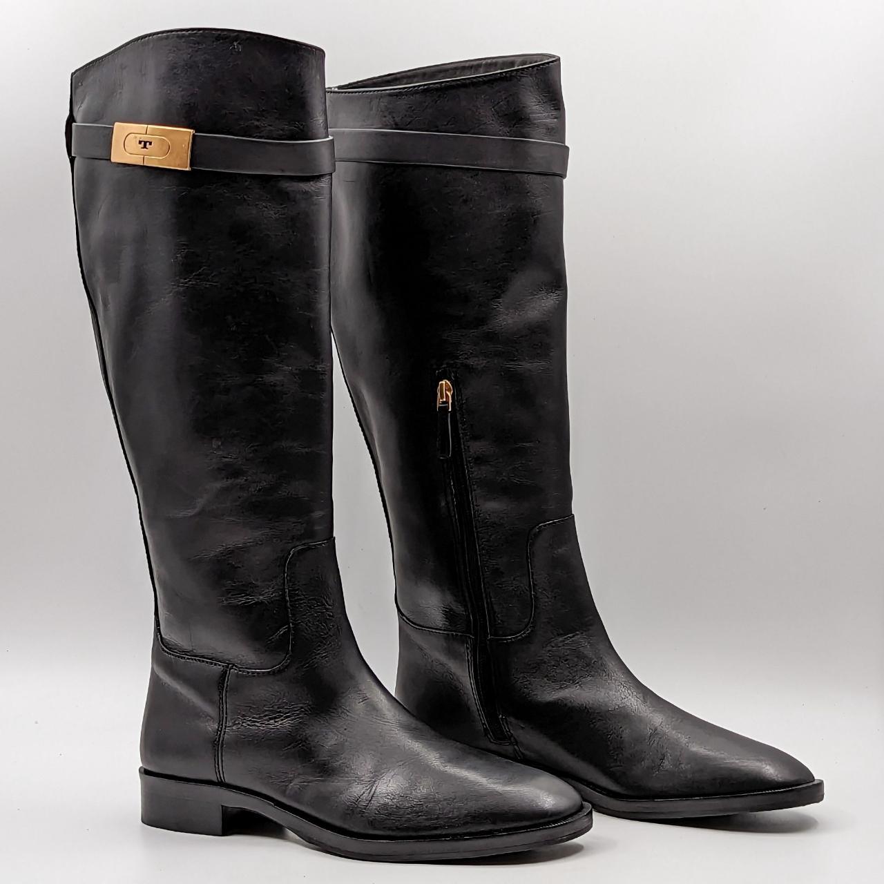 Tory burch 2024 tall black boots