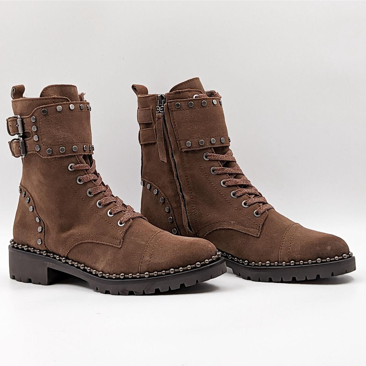 Jennifer studded combat boot sam clearance edelman