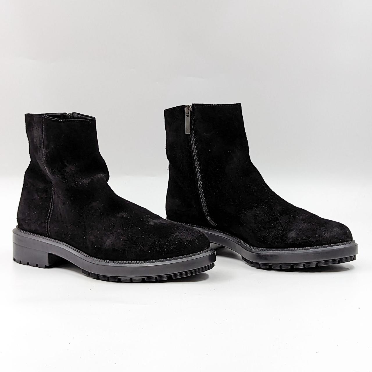 Aquatalia Women Madelyn Black Weatherproof Suede