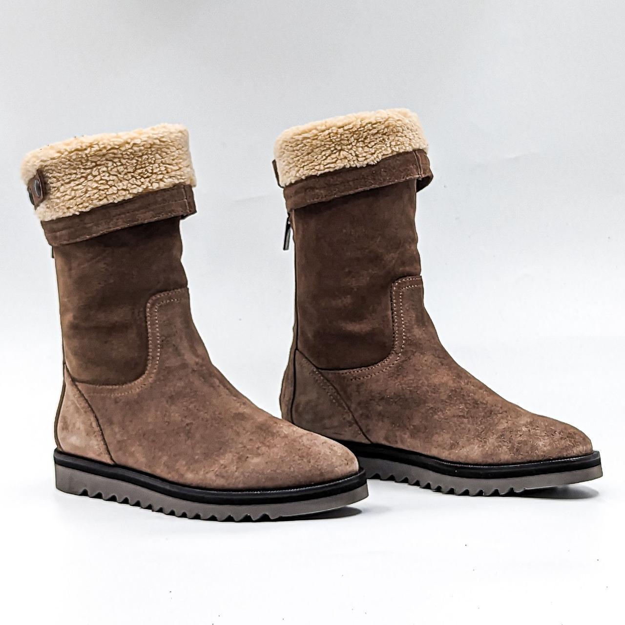 Aquatalia shearling outlet boots