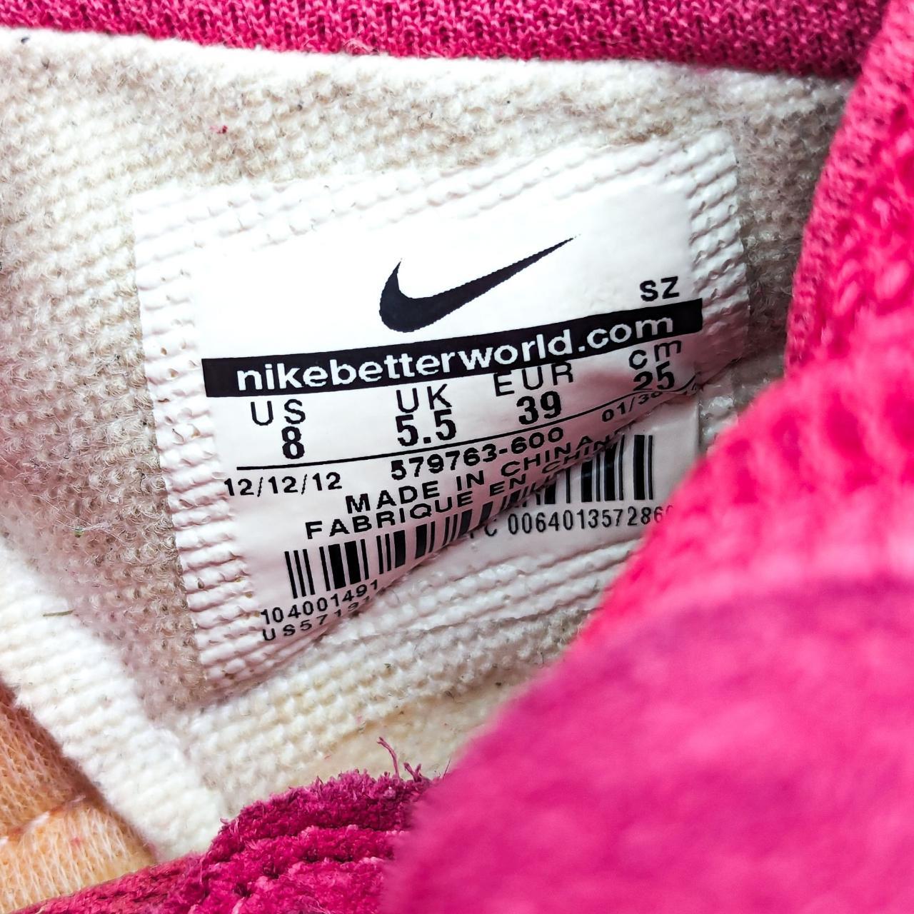 nike women's 5.5 in cm