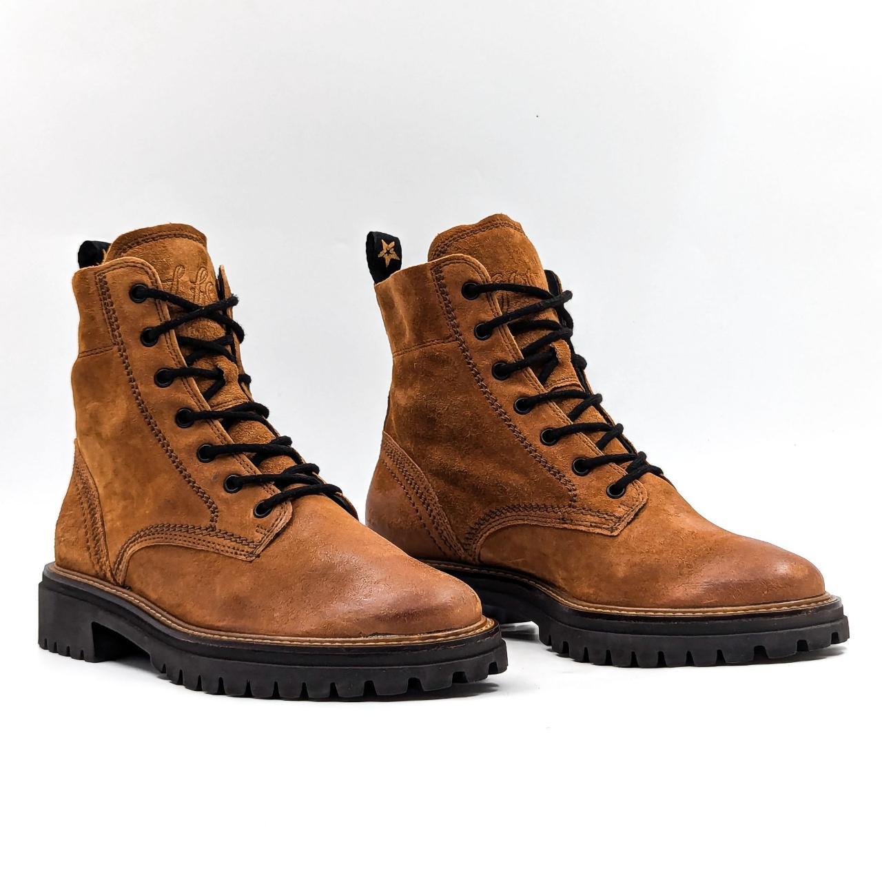 Paul buy Green Brown Moto Boots