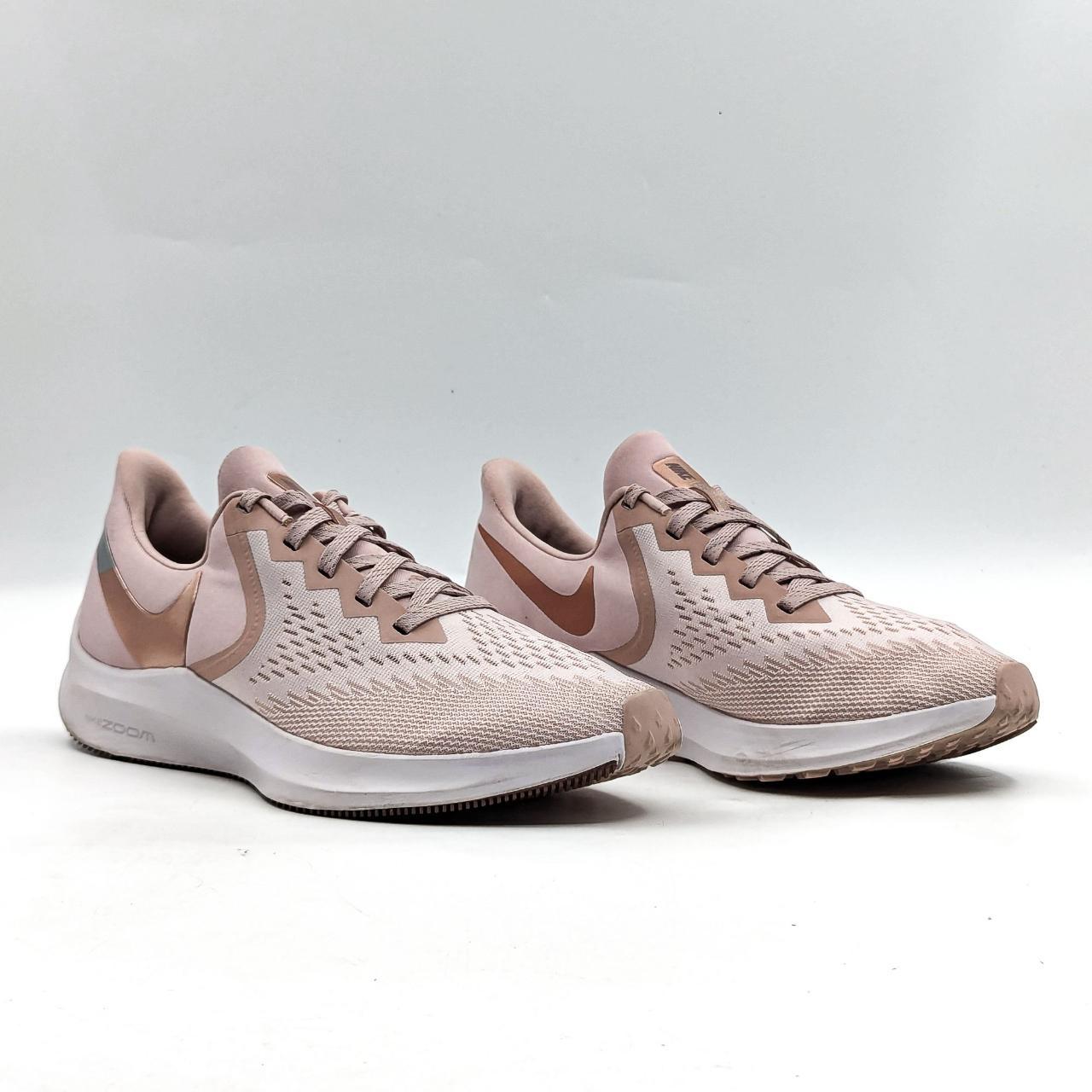 Nike Women Air Zoom Winflo 6 Rose Gold Running. Depop