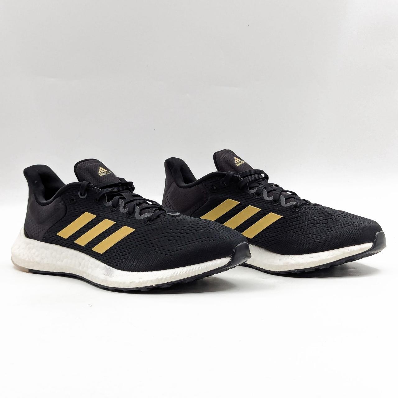 adidas Women's Pureboost 22 Black Fabric Depop