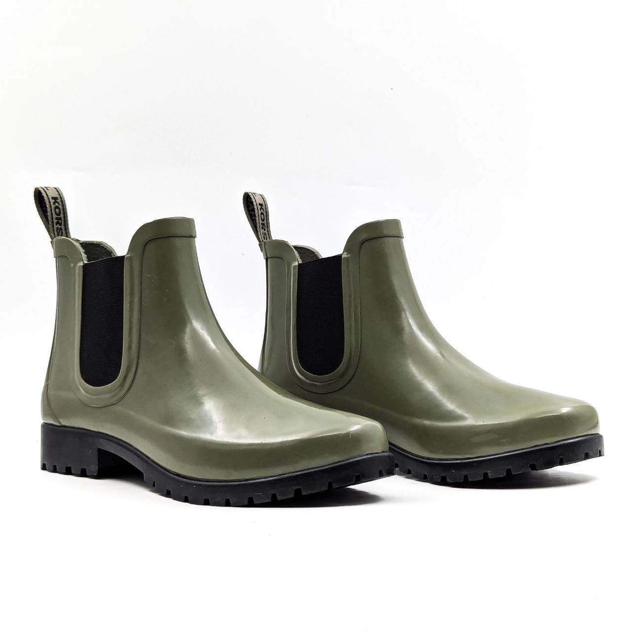 Michael kors boots womens green on sale