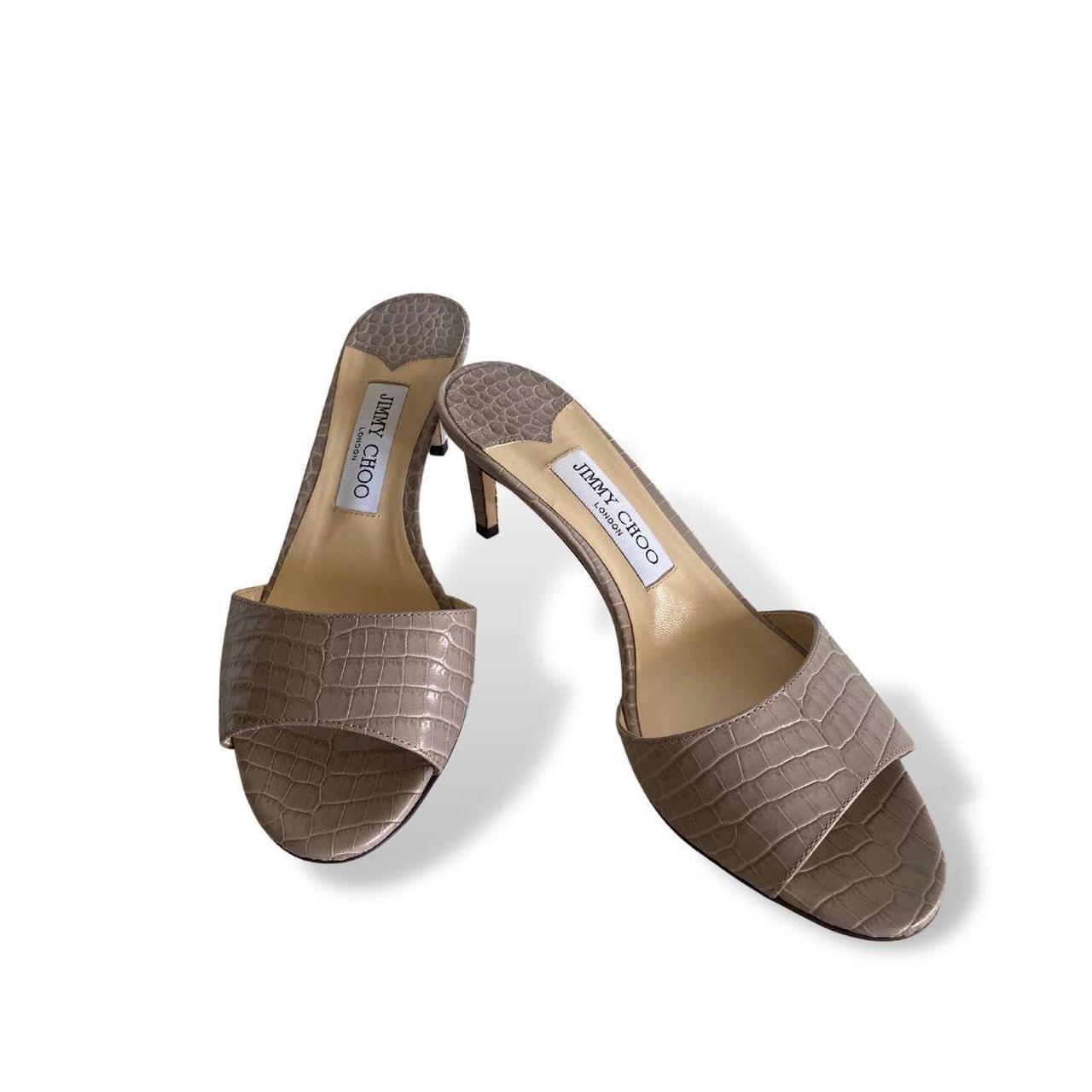 JIMMY CHOO Stacey 65 Mules heels Condition Depop