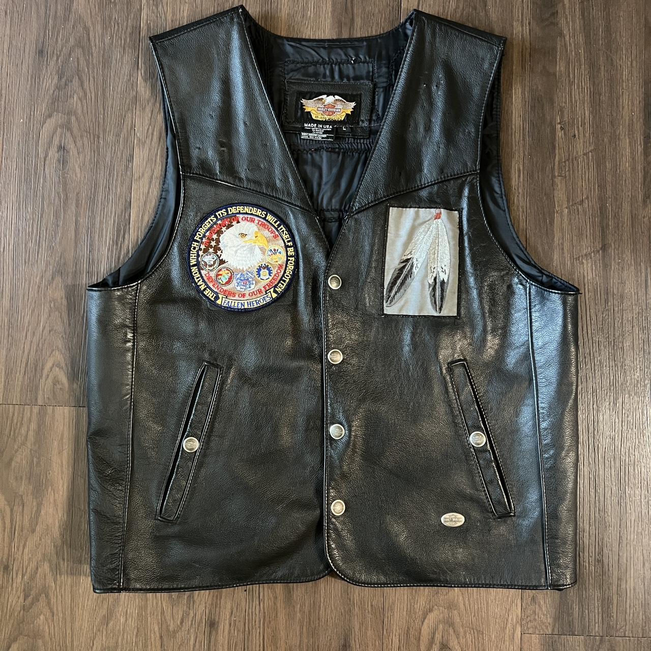 Harley Davidson Men's Gilet | Depop