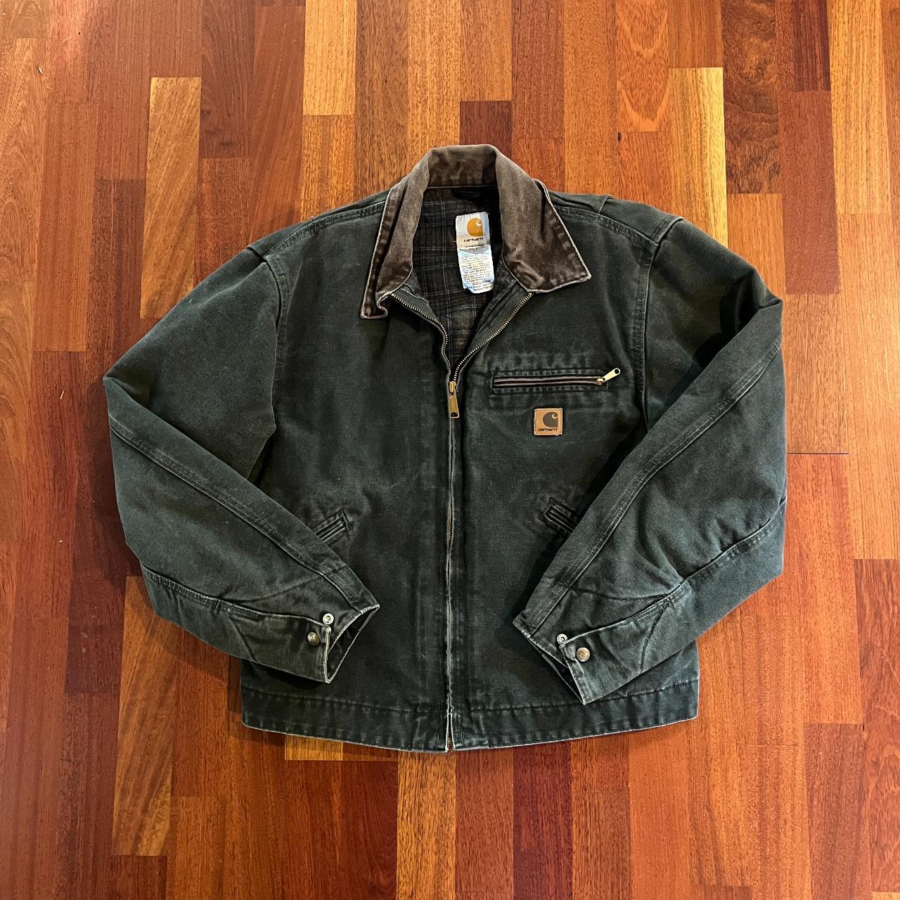 Carhartt Detroit Jacket Olive Green Size... - Depop