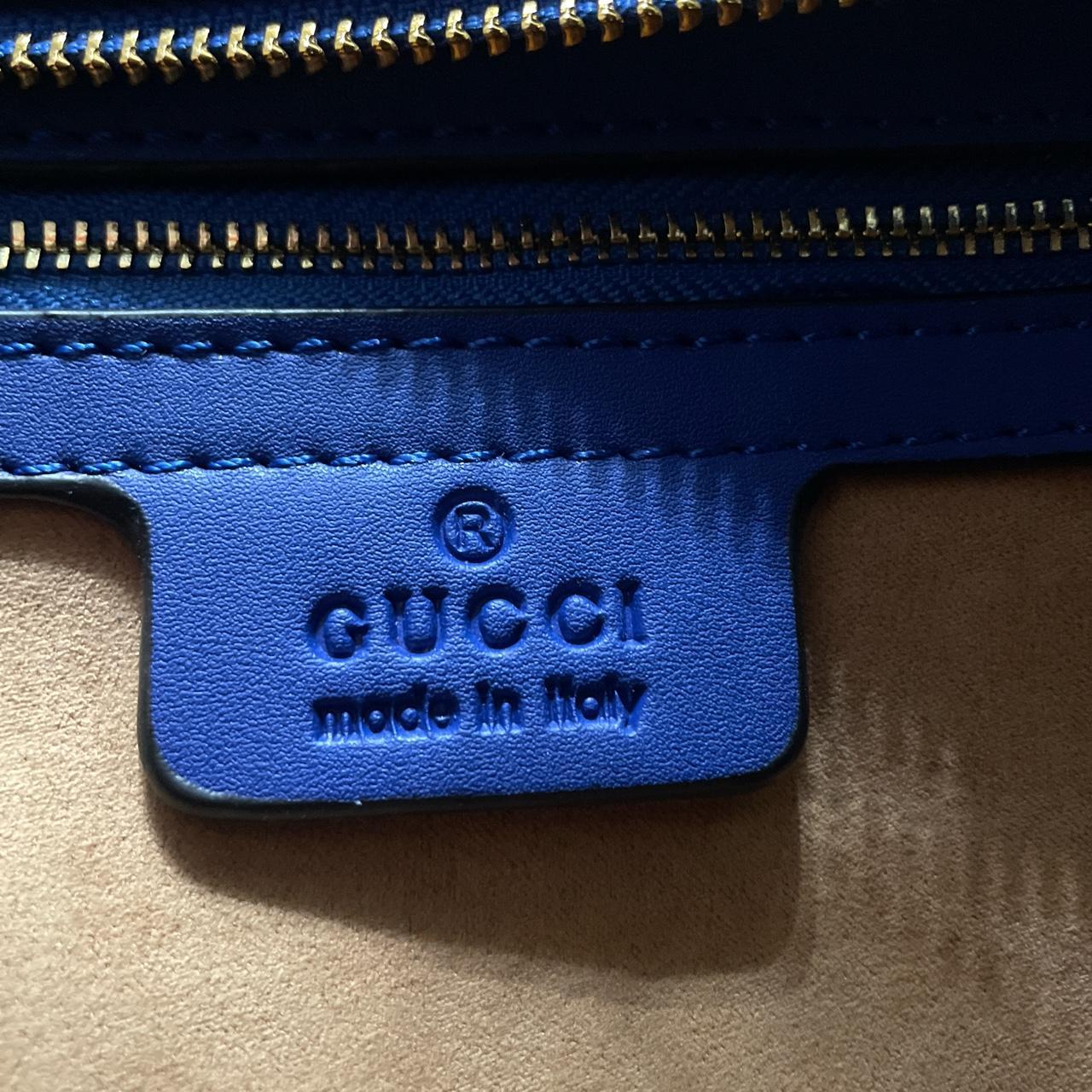 Gucci blue Ghost Print Crossbody Bag Depop