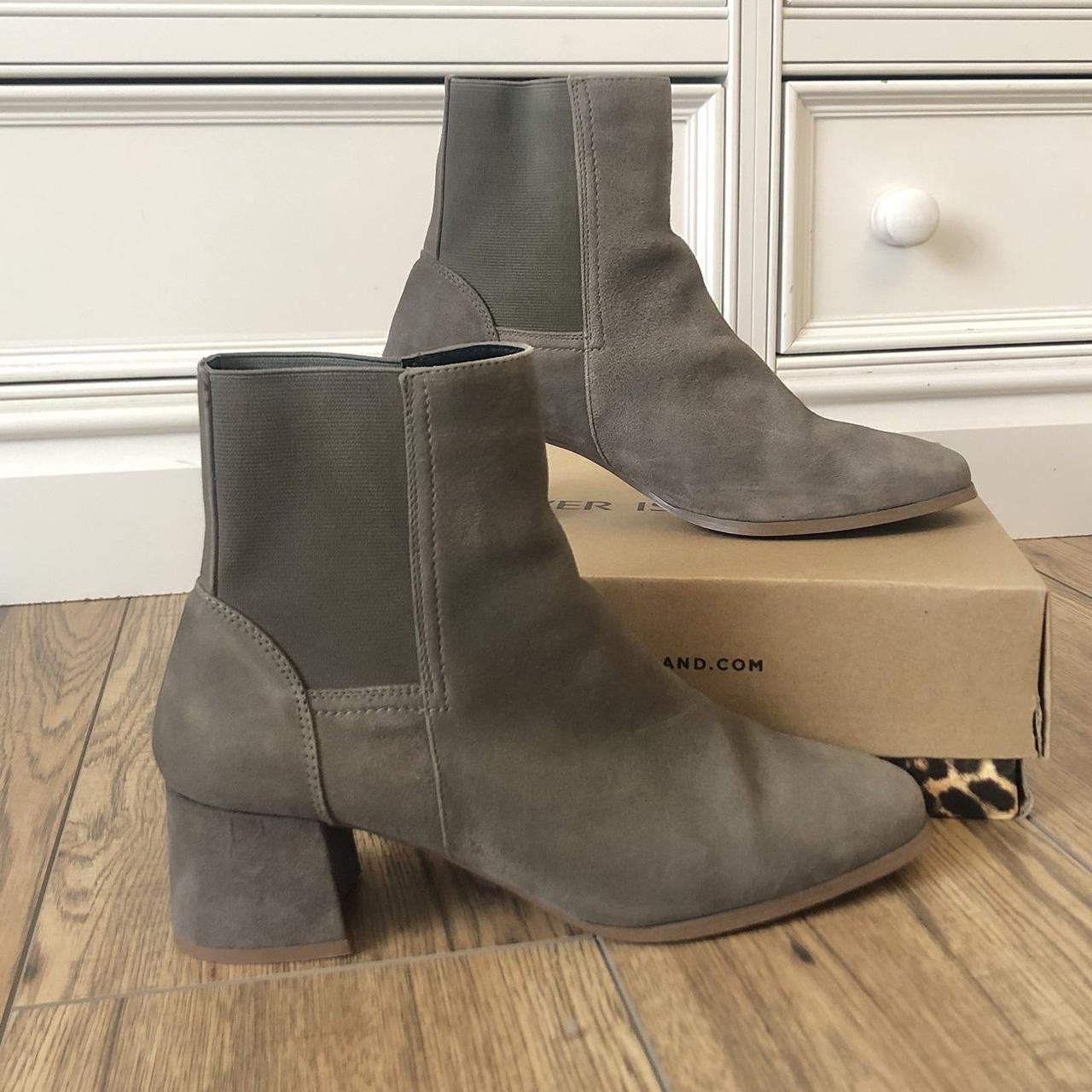 River island best sale grey ankle boots