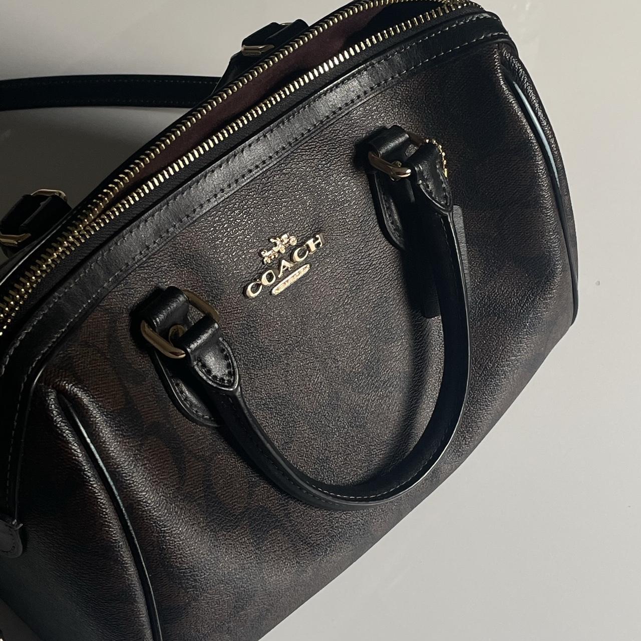 Coach bag with iconic signature #coachbag #coach Depop