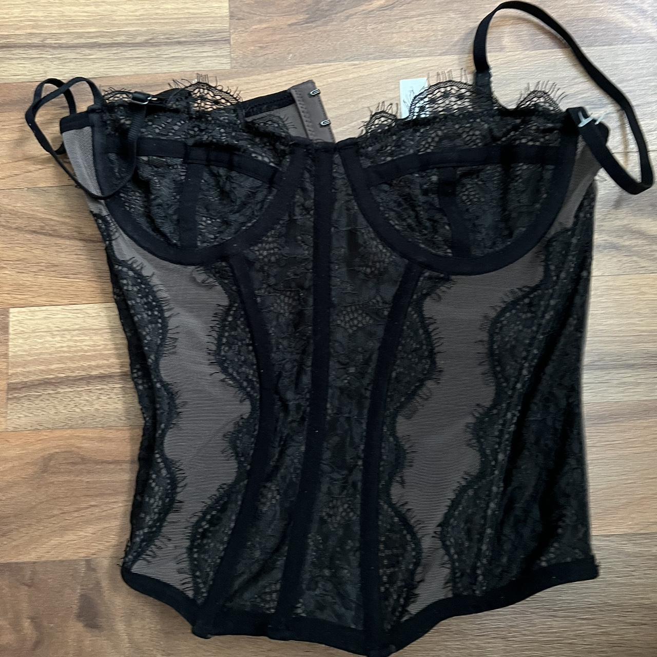 Urban Outfitters Corset XS Black - Depop