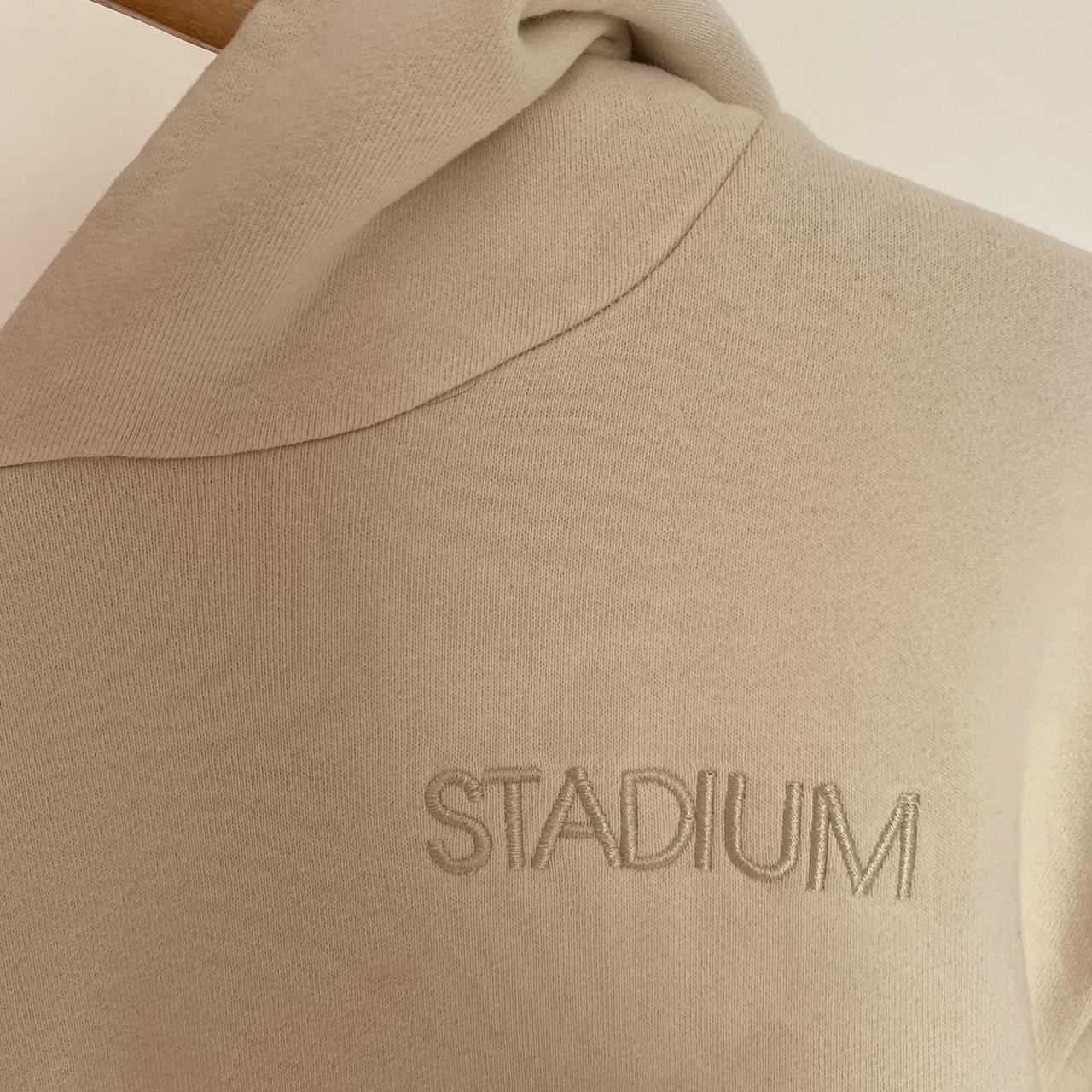 Stadium goods cream hoodie made from organic... Depop