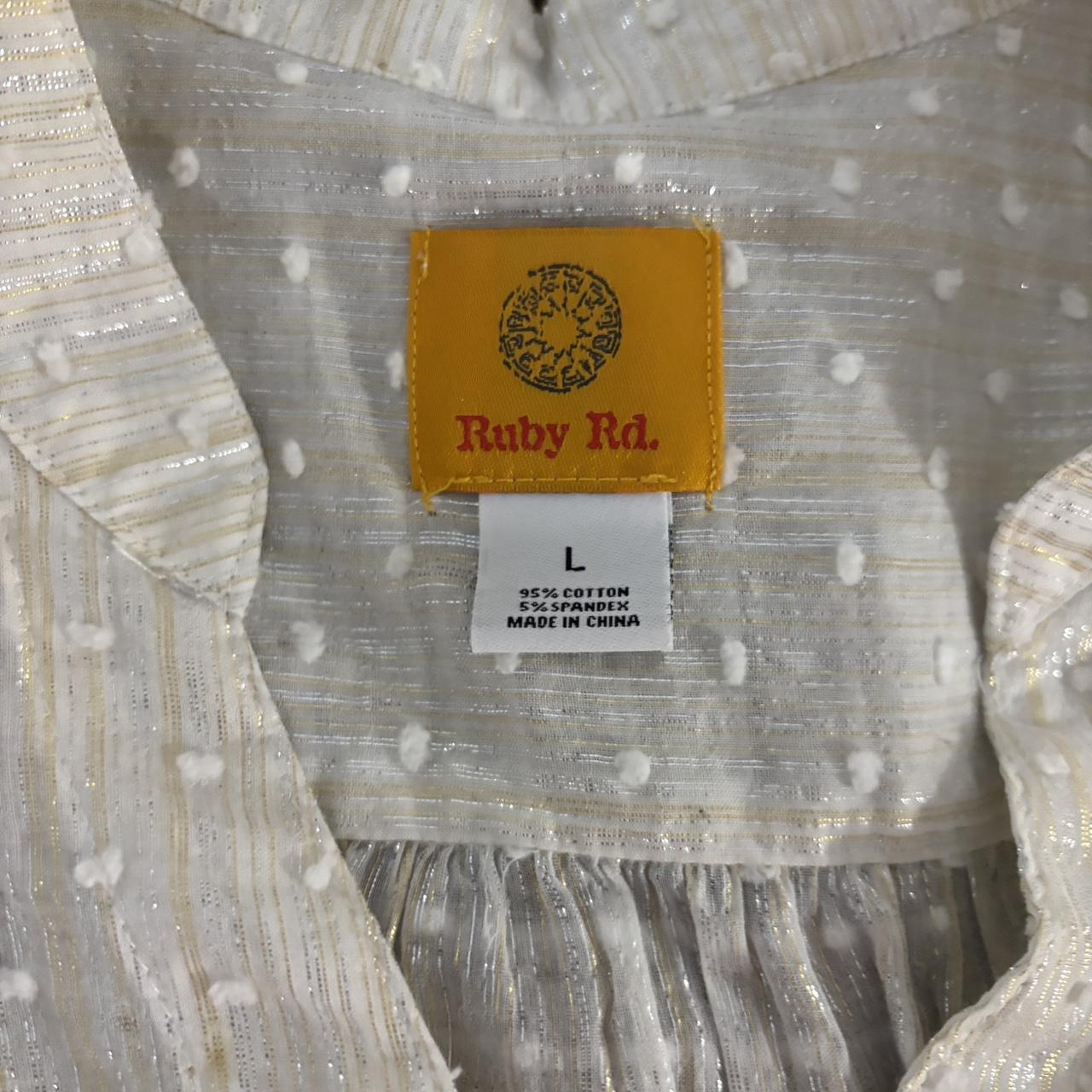 Ruby Rd. Women's Blouse - White/Cream - L – Ruby … - image 5