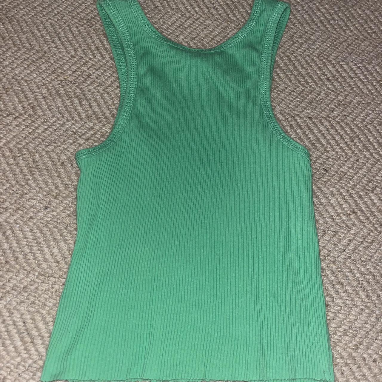 Green iets frans top, from urban outfitters, size... - Depop