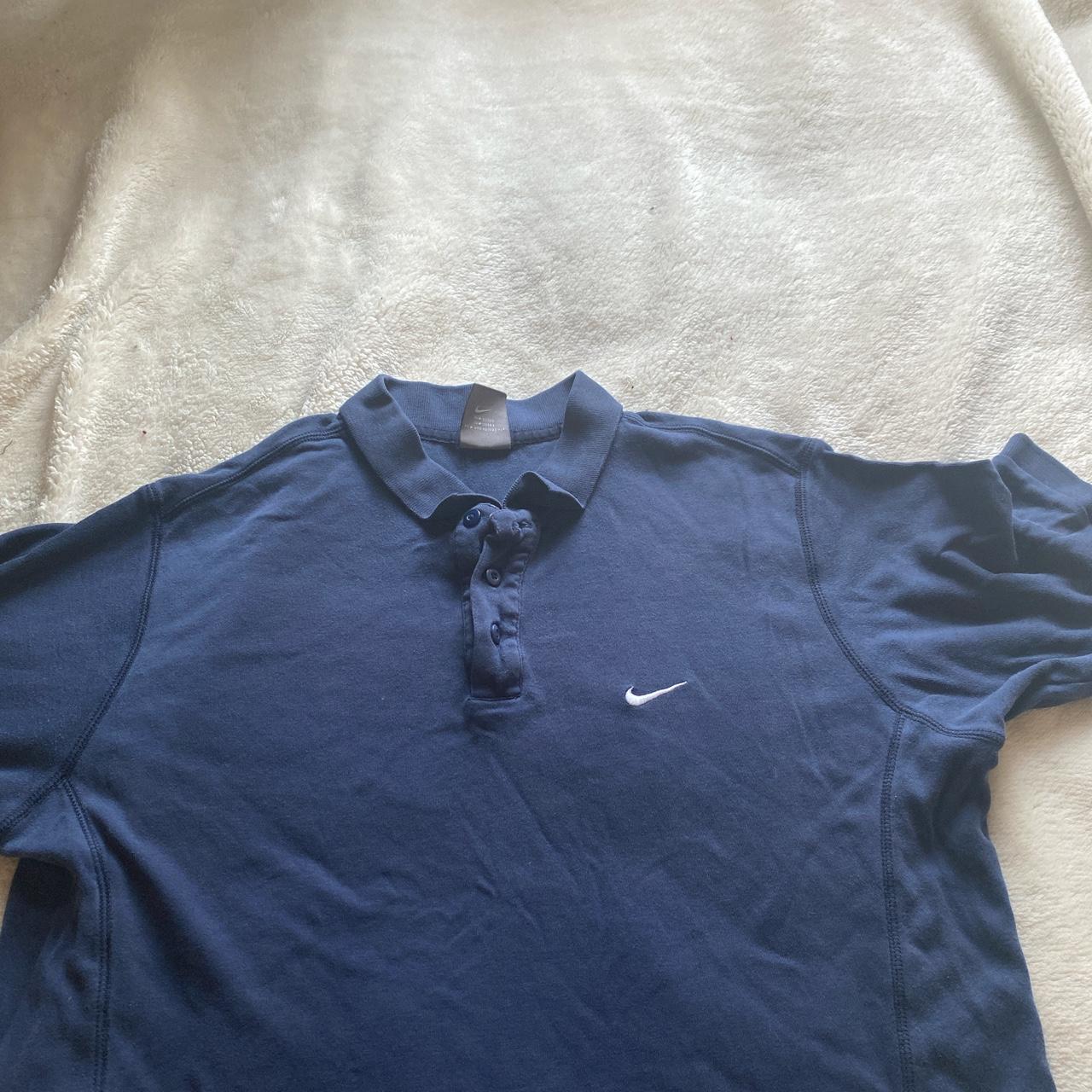 nike long sleeve polo vintage