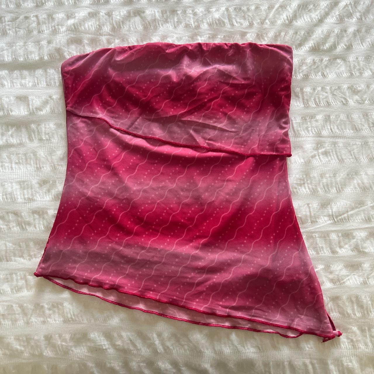 BNWOT Pink boob tube - Depop