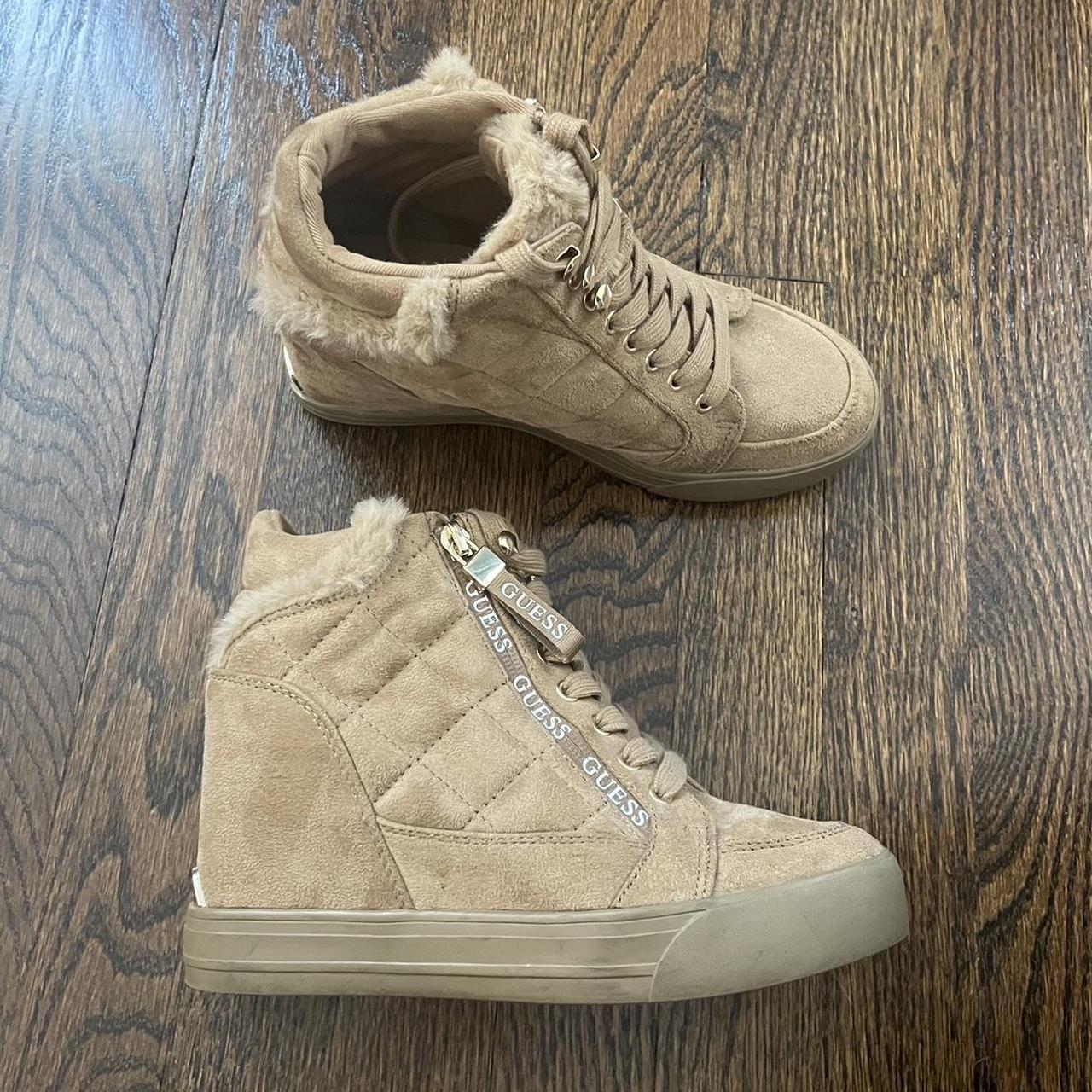 Guess dustyn clearance wedge sneakers