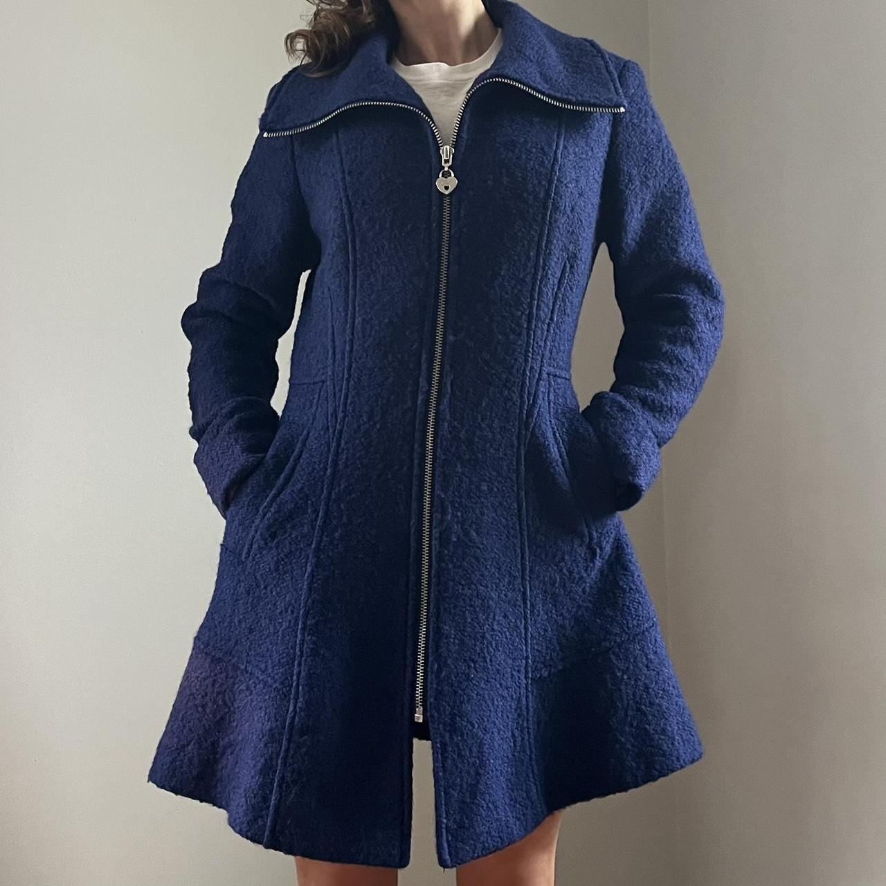 Guess fit outlet and flare coat