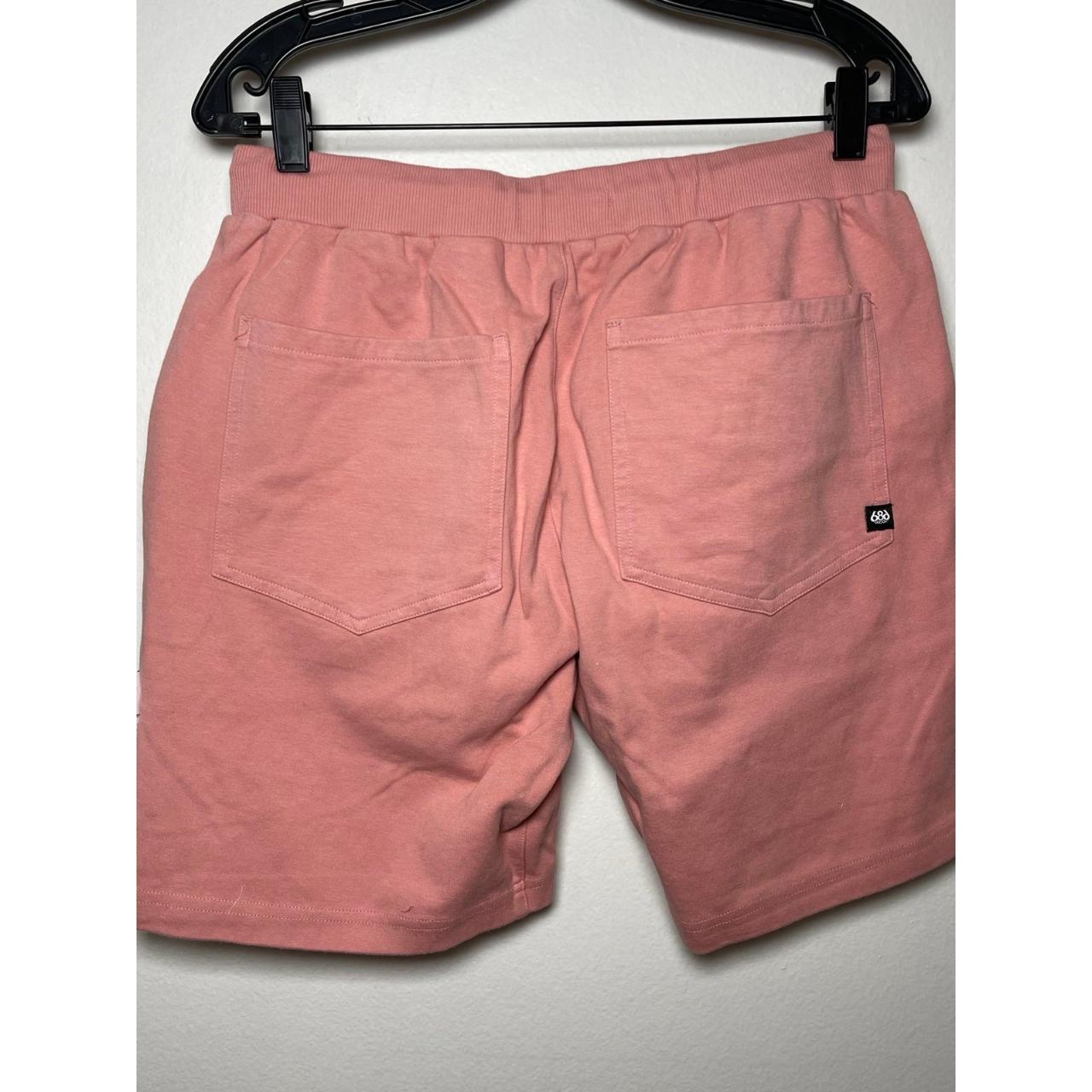 Mens pink hot sale athletic shorts