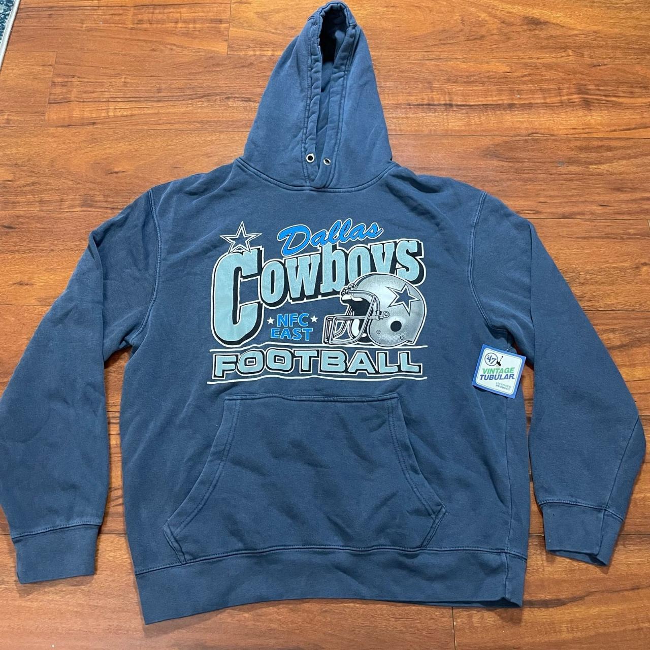 47 Men's Hoodie - Blue - M