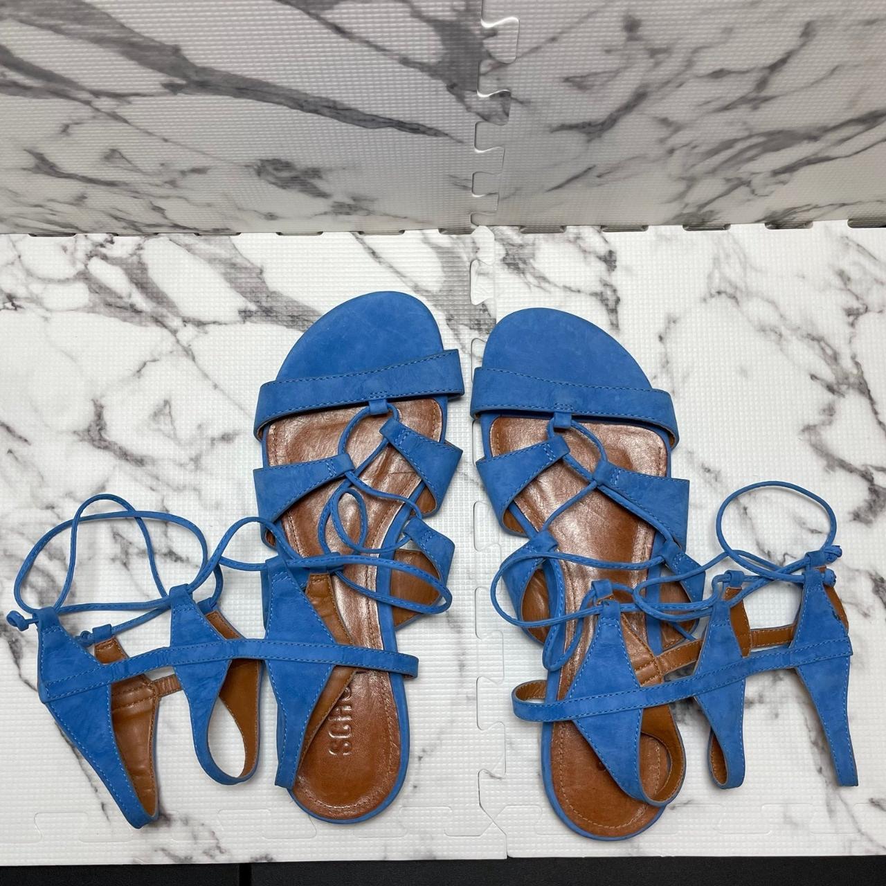 Buy Blue Suede Sandals PF501 CAM BLU Online in India - Etsy