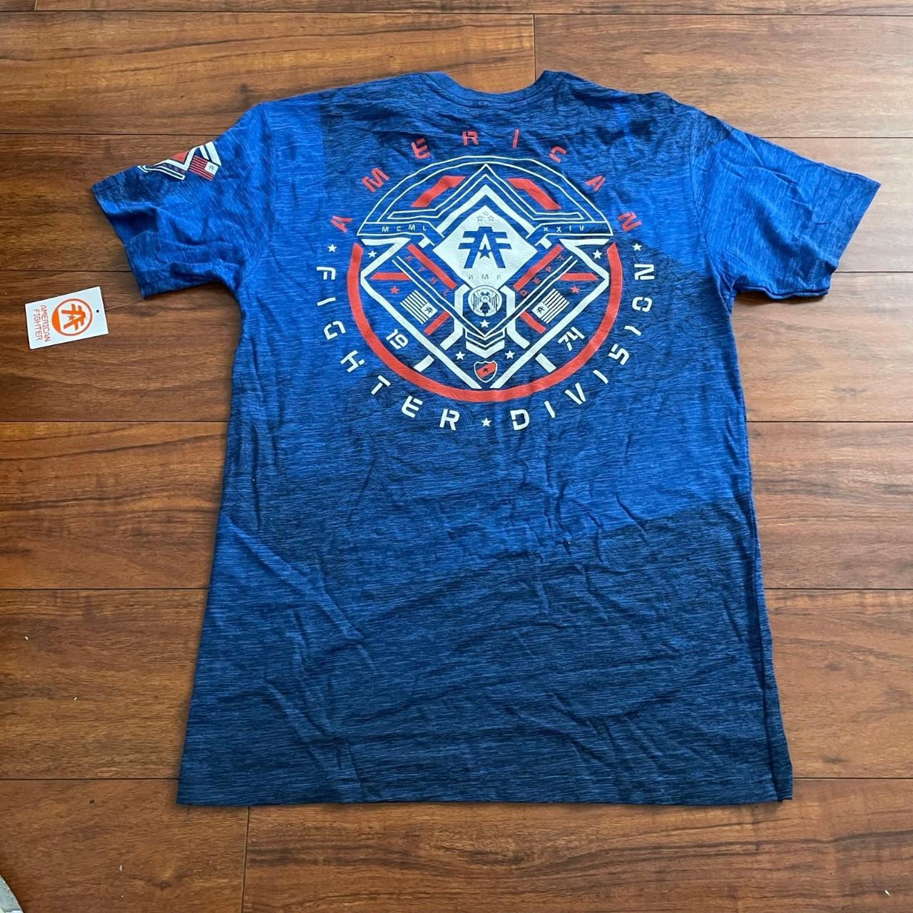 NEW AMERICAN FIGHTER CLEARVIEW SS BLUE T-SHIRT SZ:... - Depop