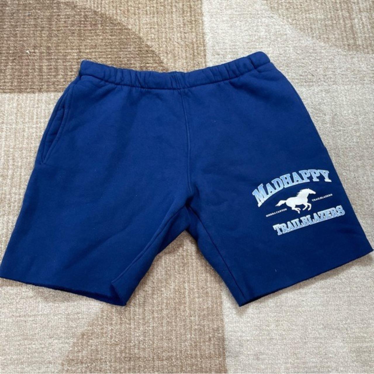 NEW MADHAPPY FLEECE shops NAVY SHORTS NAVY SIZE SMALL