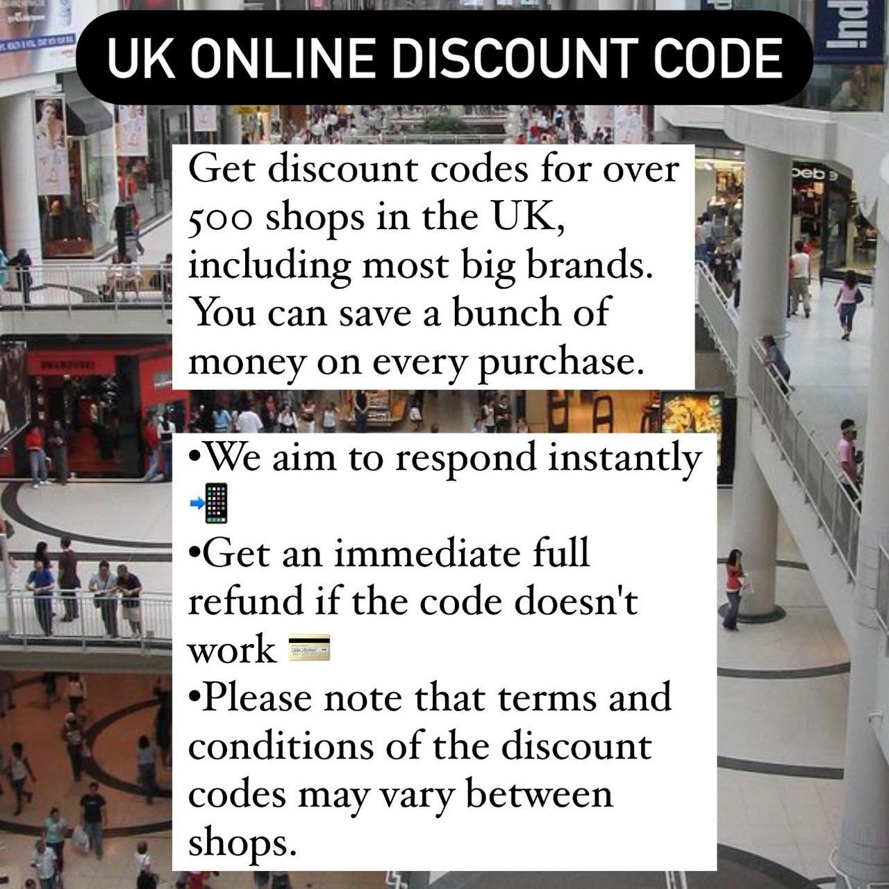 Get discount codes for over 500 shops in the UK,... Depop