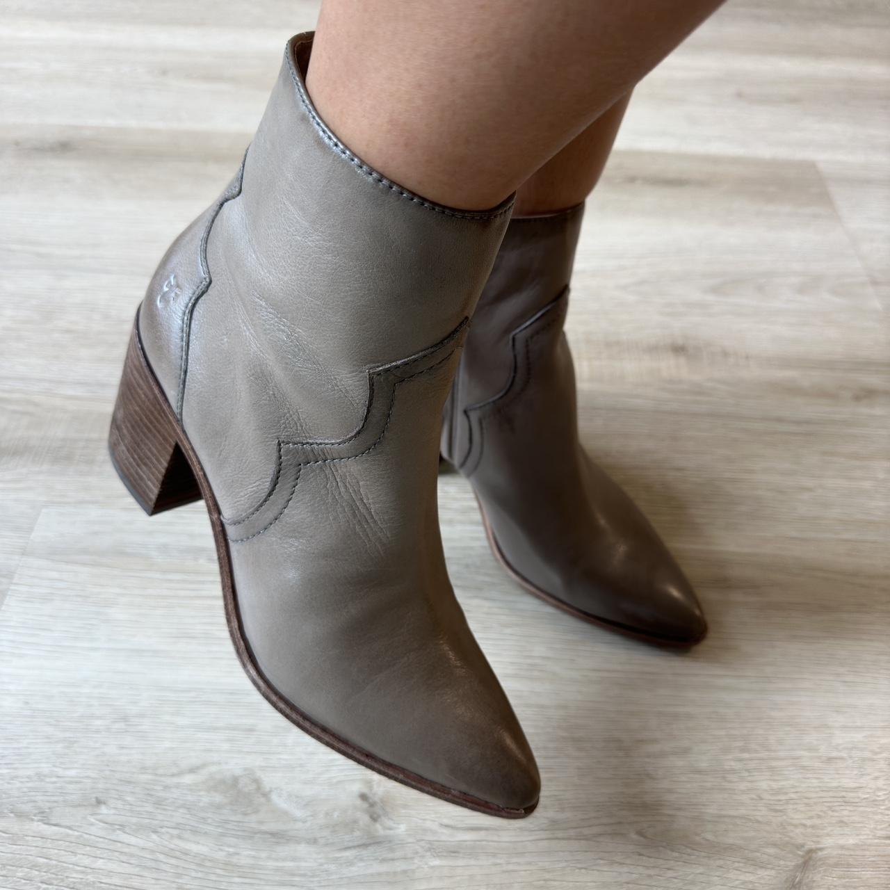 Grey Frye Flynn Boots with Pointed Toe Barely any