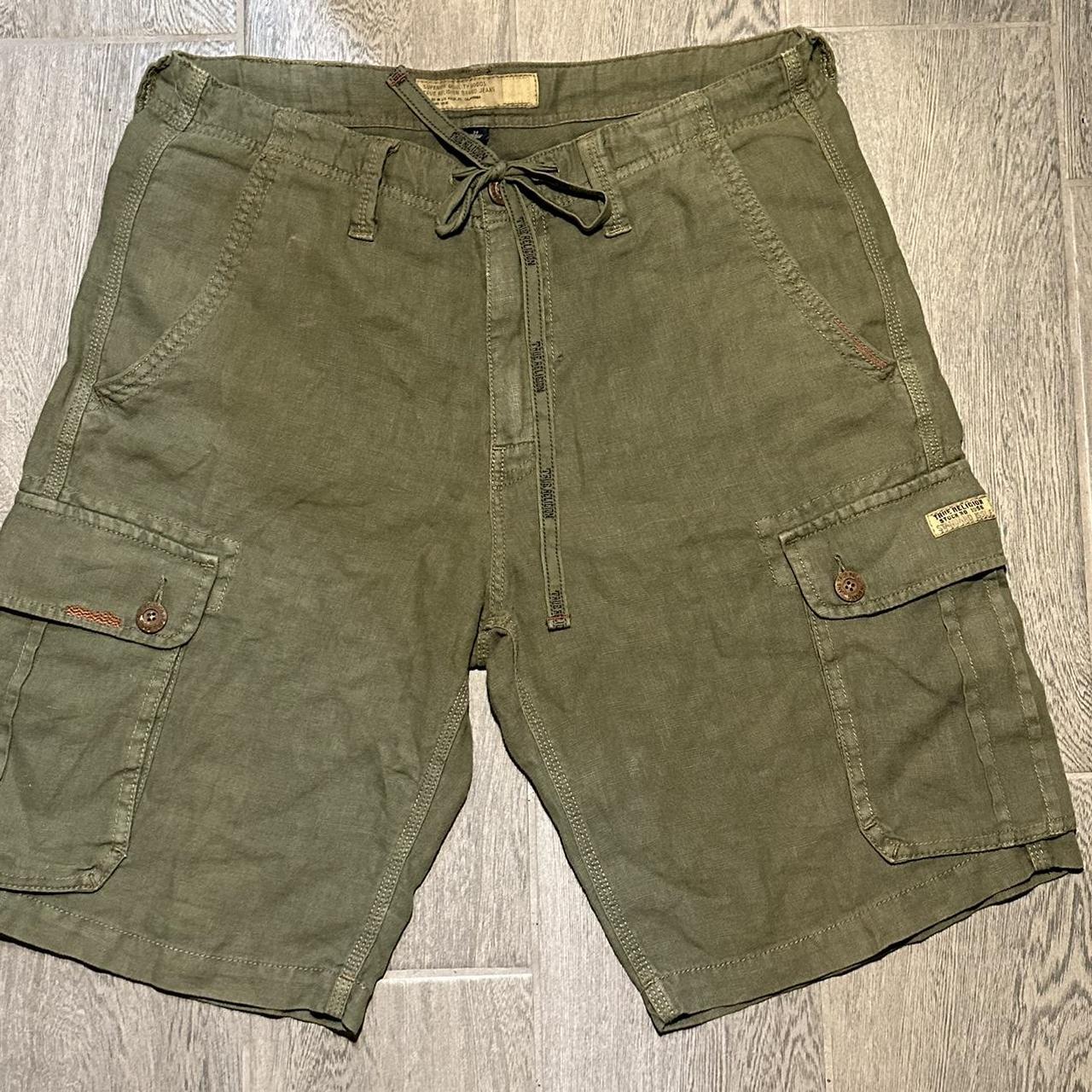 True religion khaki shorts sale