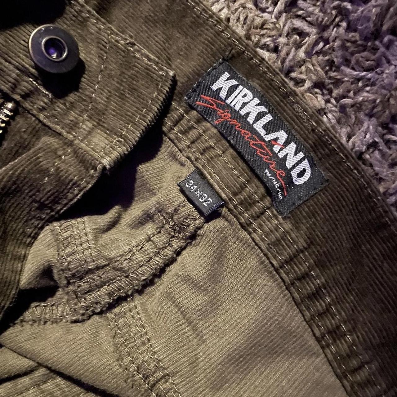 “kirkland corduroy jeans” these are fucking costco... Depop