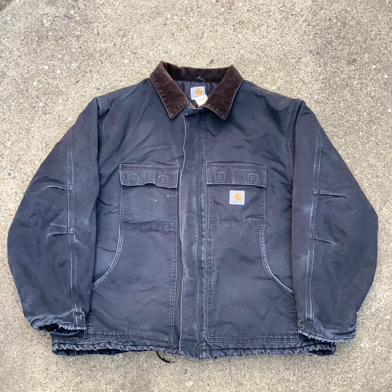 Vintage distressed Carhartt 1990’s workwear... - Depop