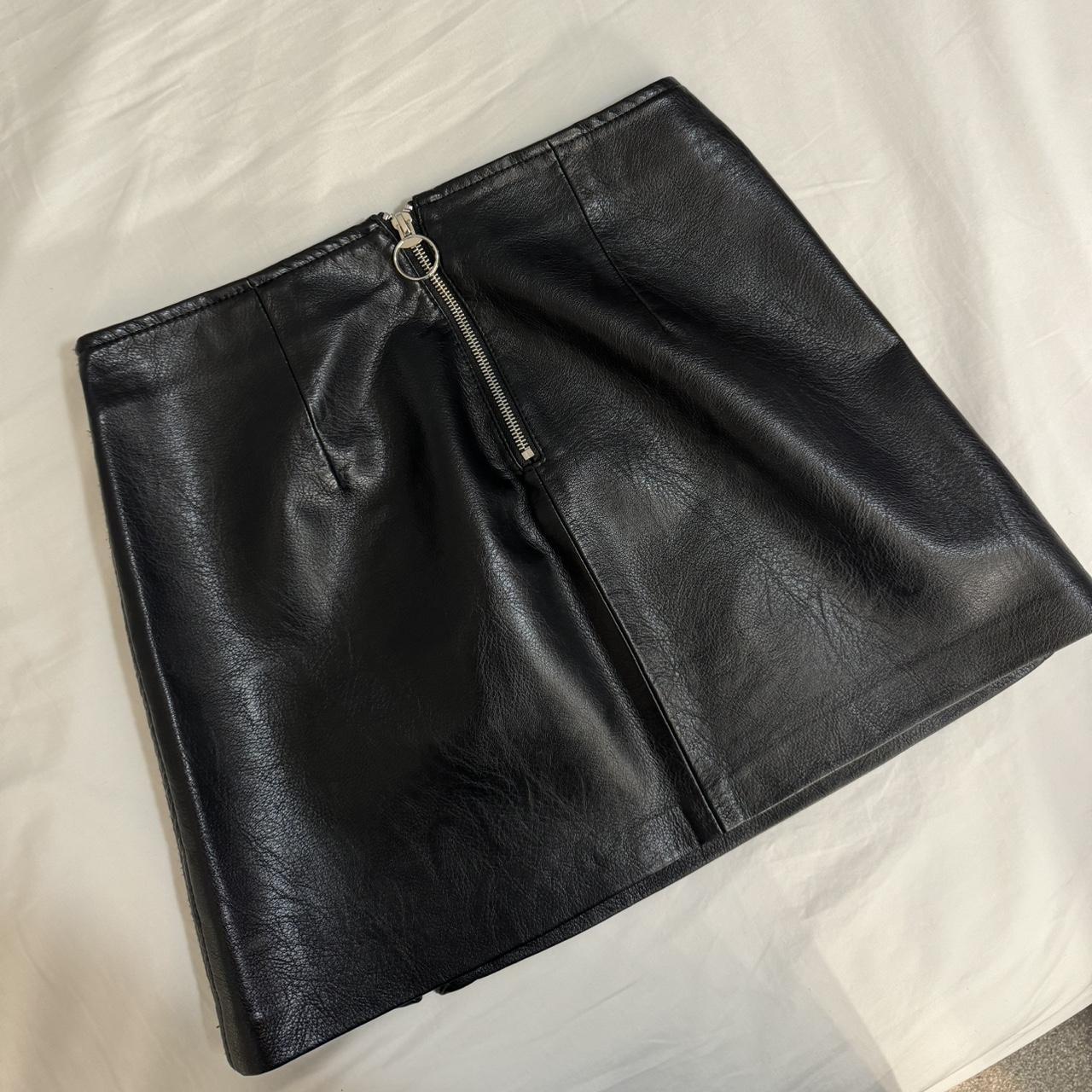 Faux leather hotsell skirt nyc