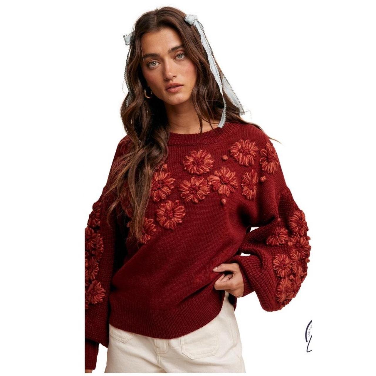 Source Unknown Women's Sweater - Red - L – Listic… - image 1