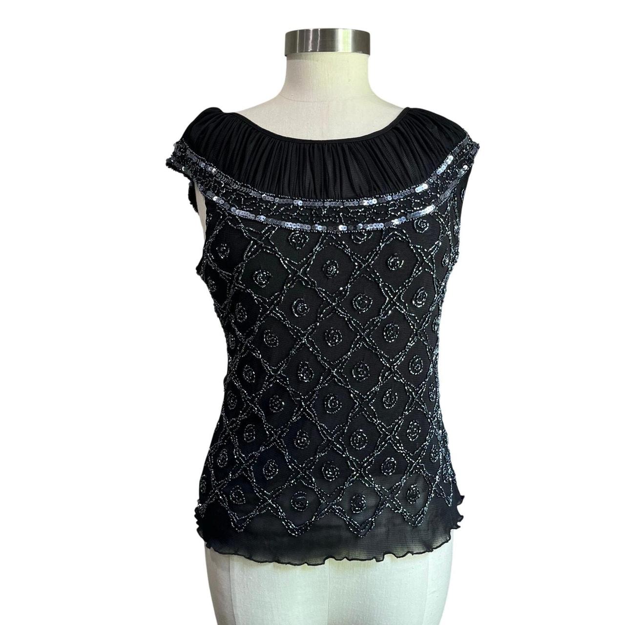 Source Unknown Women's Blouse - Black - M – Vinta… - image 1