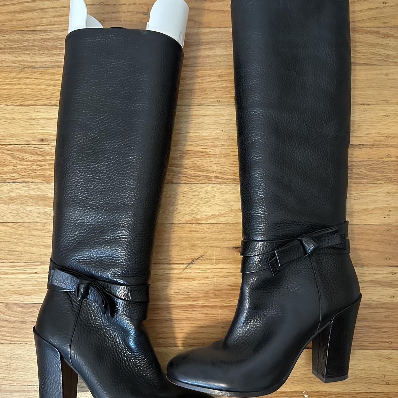 Kate spade boots with bow best sale