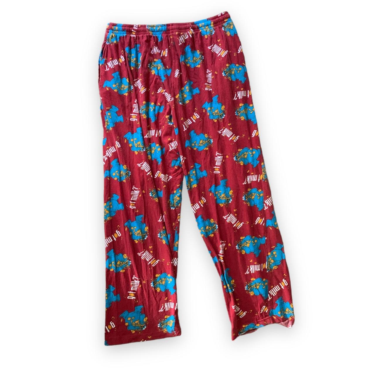 Men's Blue and Red Pajamas | Depop