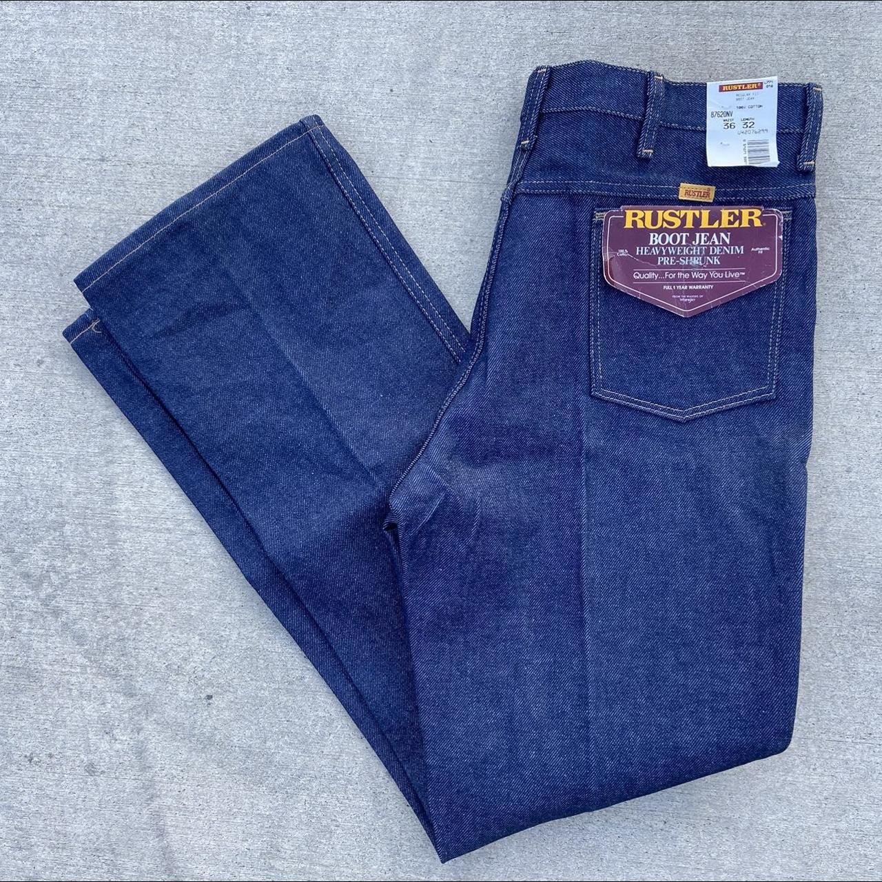 true vintage denim jeans deadstock deadatock raw... - Depop