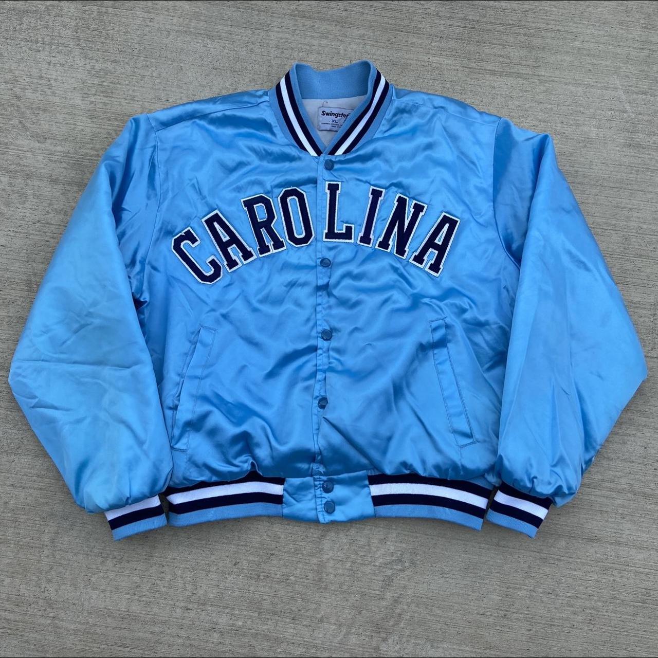 Carolina Panthers Black Satin Jacket