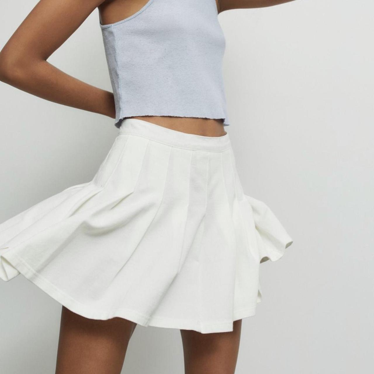 White tennis skirt urban outfitters sale