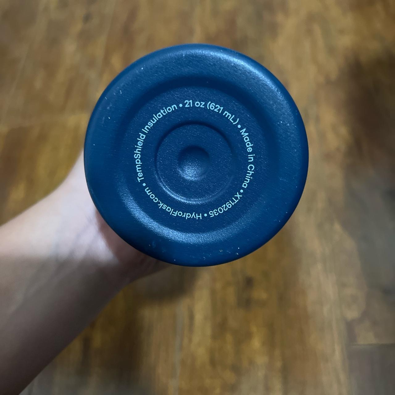 Baby sky blue hydro flask, fair condition, flaws as - Depop