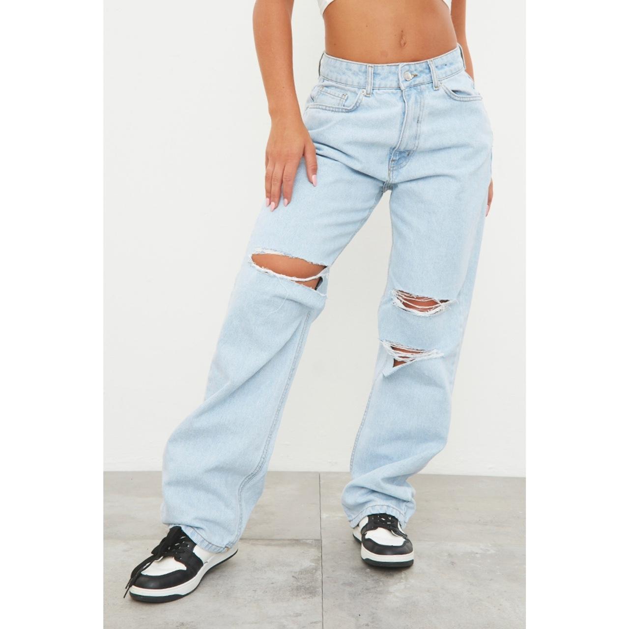 PLT ripped baggy boyfriend jeans size 12 Worn once. Depop