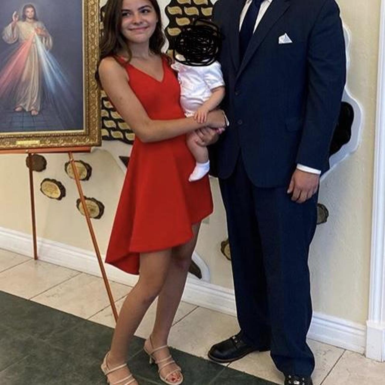 Macy's Women's Red Dress Depop