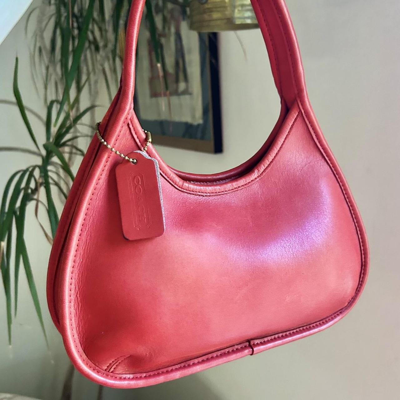 Coach Ergo Vintage Red Leather Hobo outlet Bag